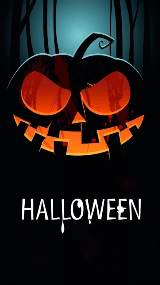 Dark Halloween Pumpkin Wallpaper iPhone