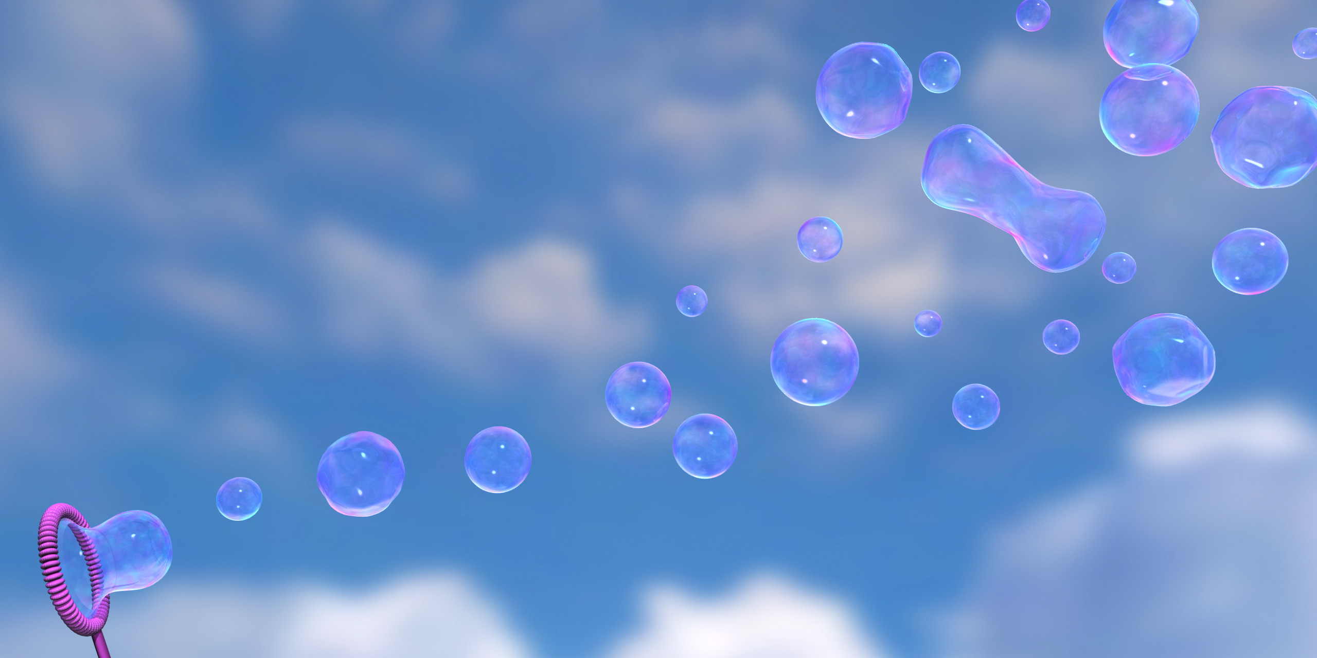 Bubbles Puter Wallpaper Desktop Background Id