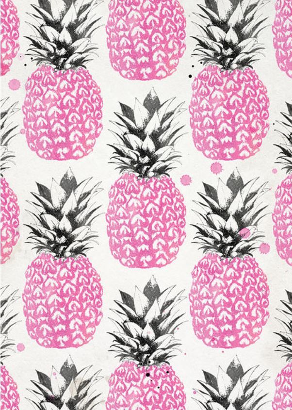 iPhone Wallpaper Patterns Pineapple Print Background