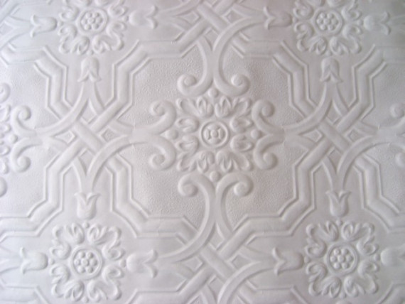 Free Download Textured Victorian Ceiling Style Paintable Wallpaper