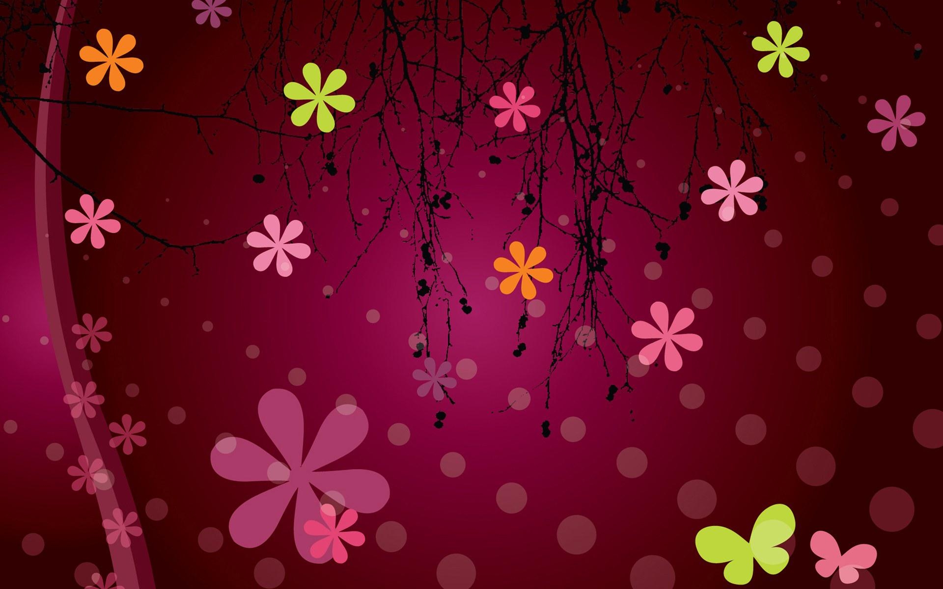Cute Flower Background 1080p Wallpaper High