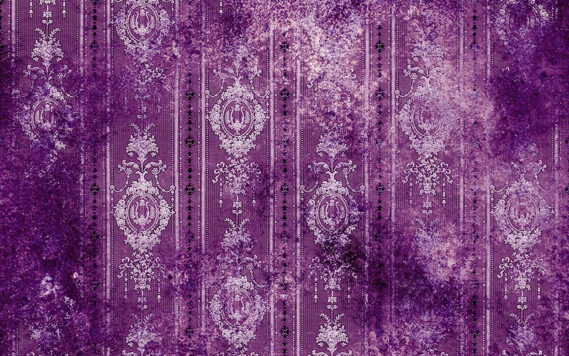 Vintage Wallpaper Abstract Old Purple Patterns