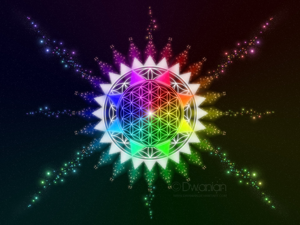 Sacred Geometry Flower Of Life Wallpaper Flower of life creation by