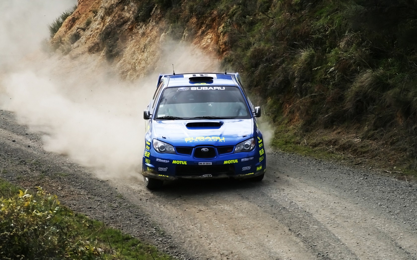 Subaru Rally iPhone Wallpaper Image