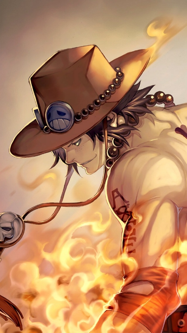 One Piece Ace Wallpaper iPhone