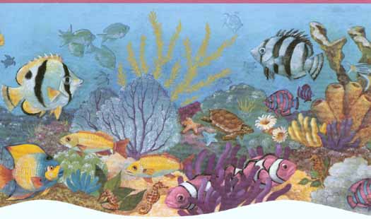 Sea Life Wallpaper Border 30679364b