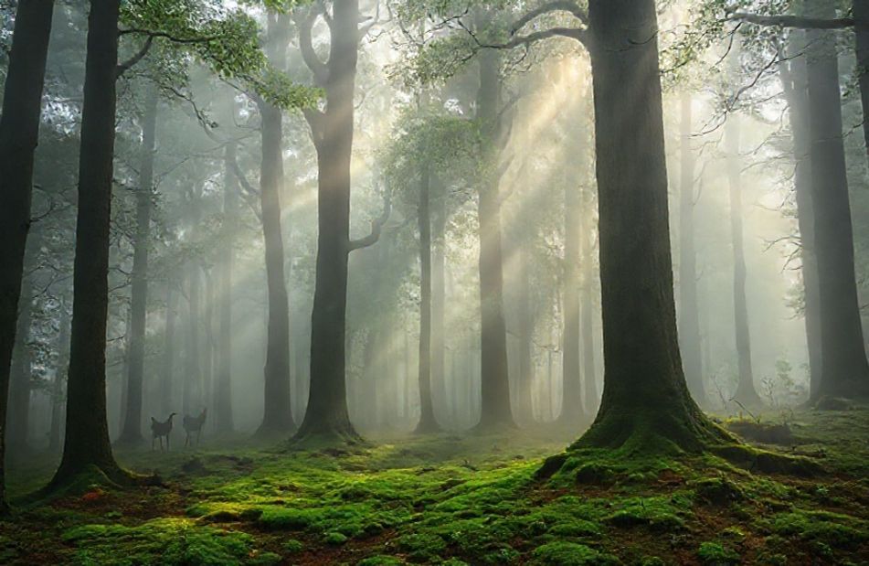 Foggy Forest Wallpaper