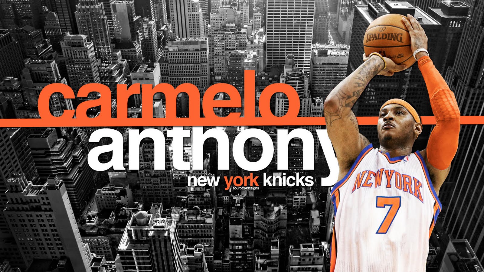 Carmelo Anthony Basketball Wallpapers Carmelo Anthony NBA Wallpapers 1600x900