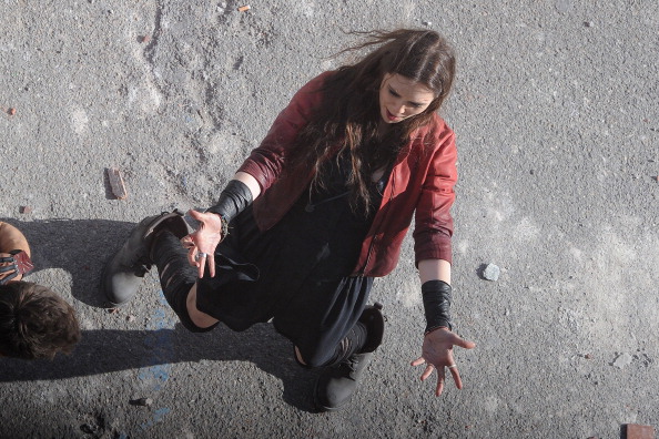First Look At The Avengers Scarlet Witch And Quicksilver Punching