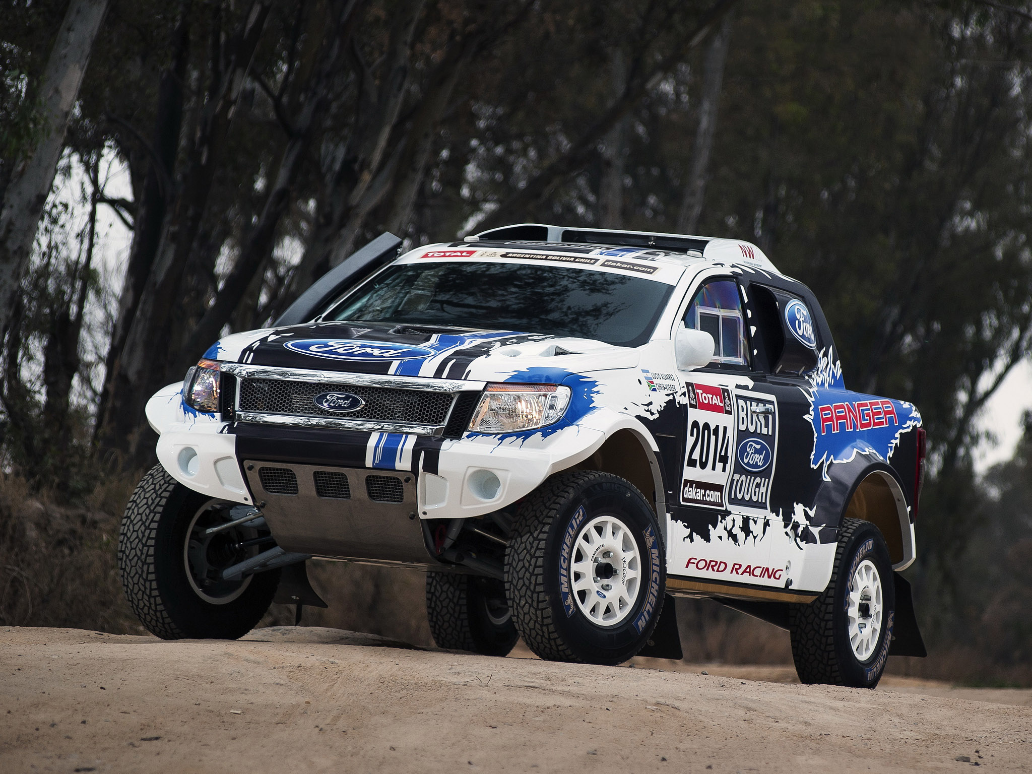 Ranger Dakar Rally Offroad Truck Race Racing F Wallpaper Background