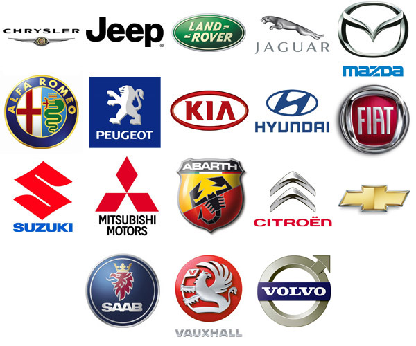 Manufacturers Logos Car