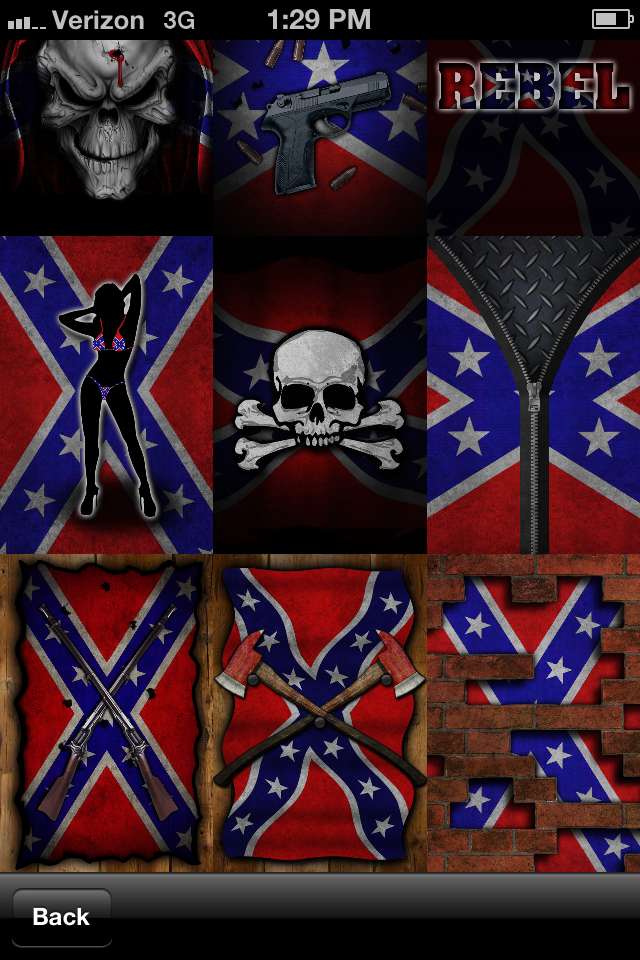 Southern Pride Rebel Flag Wallpaper app for iPhone and iPad