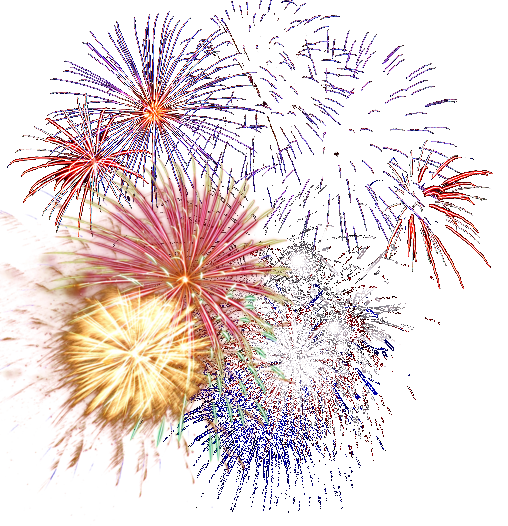 Fireworks With Transparent Background