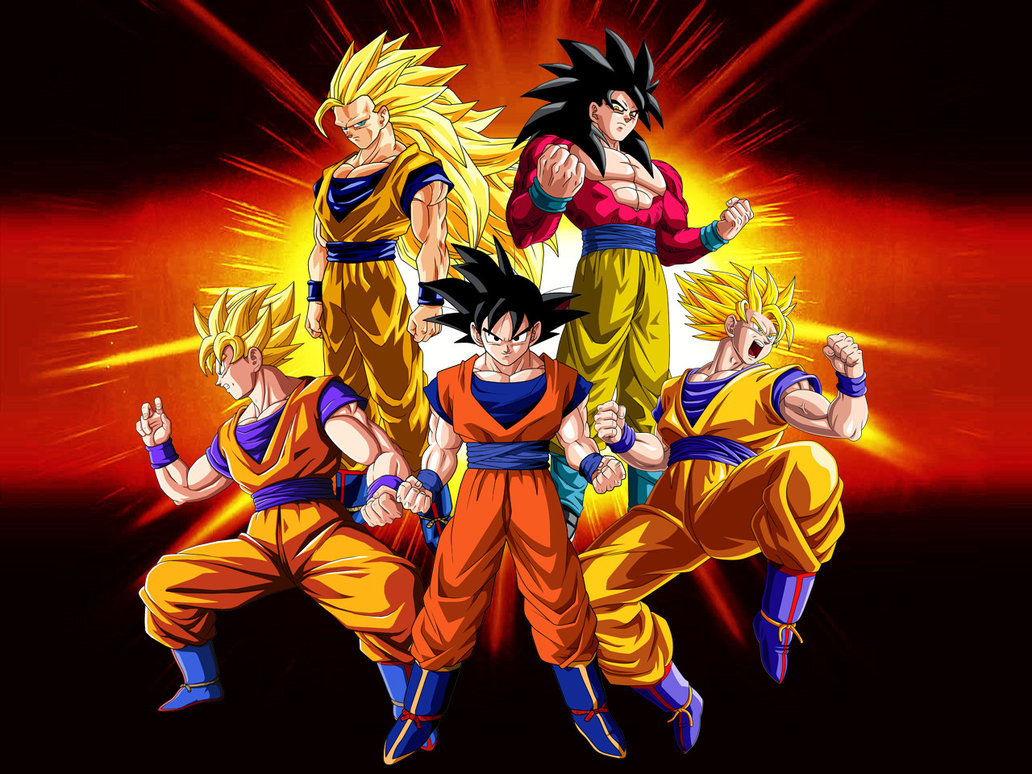 Dbz Wallpaper Goku Ssj2 Evolution By