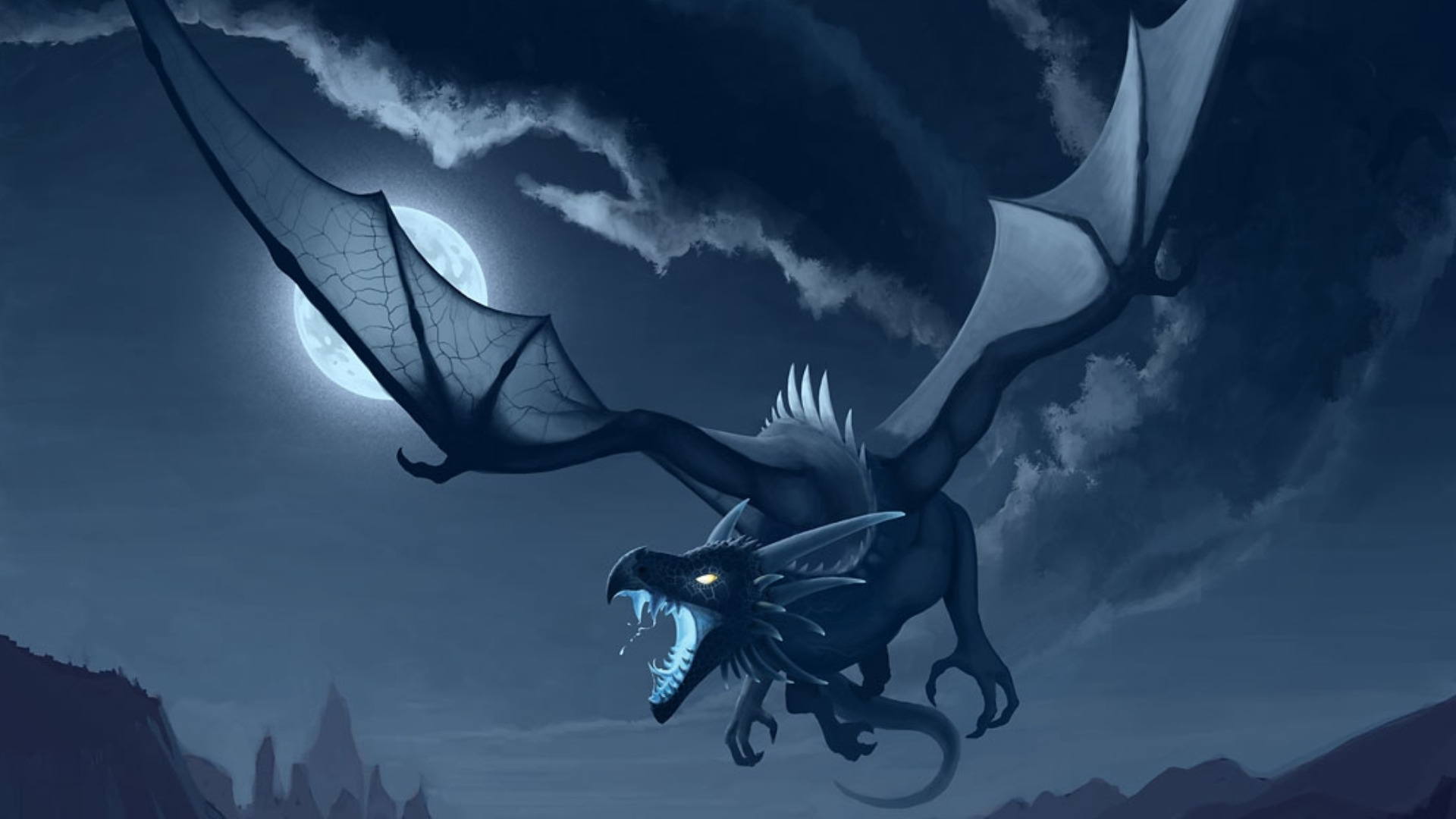 Dragon Puter Wallpaper Desktop Background Id