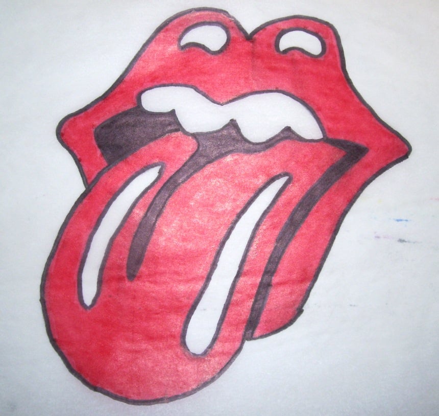 Rolling Stones Tongue Logo by TifaFan10