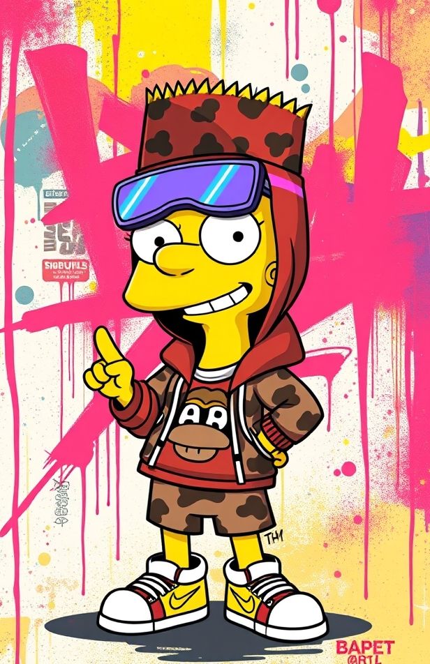 Bape Bart Wallpaper