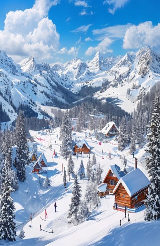 Ski Resort Wallpaper