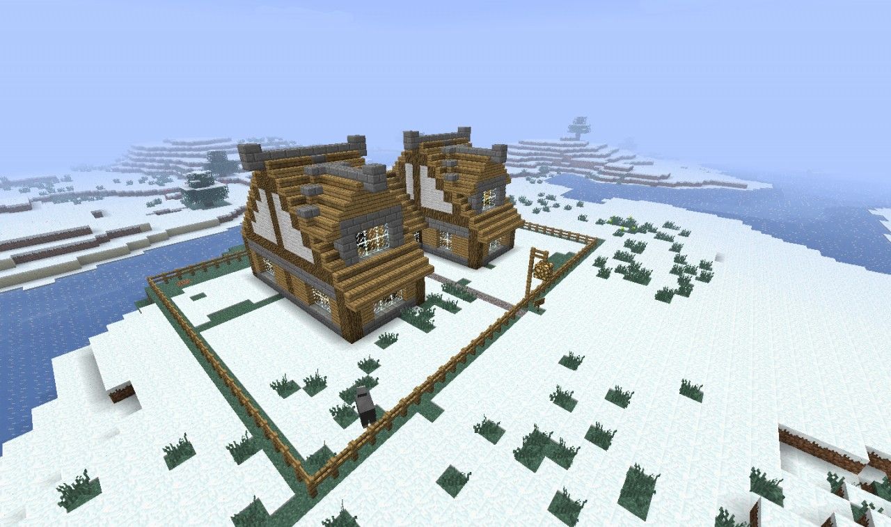 Minecraft Snow Biome House My Wallpaper Houses