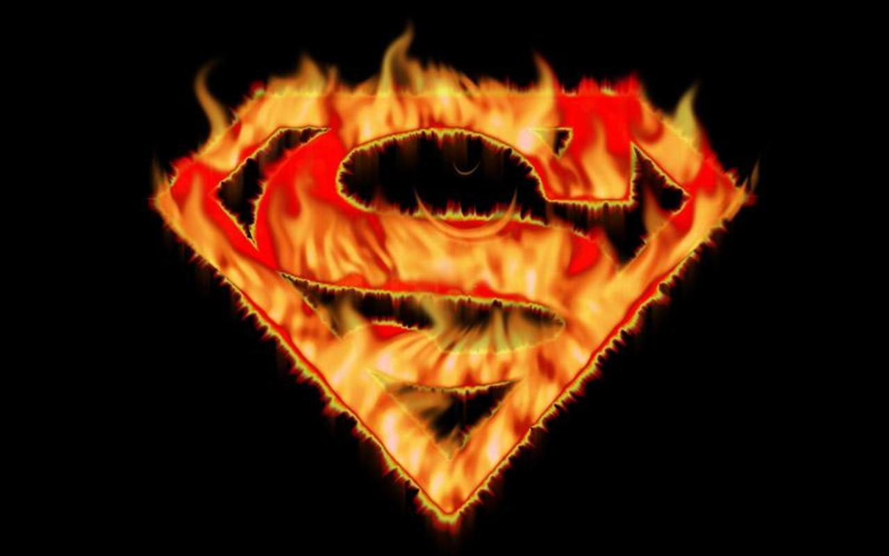 Superman Flames   Superman Wallpaper 4354542