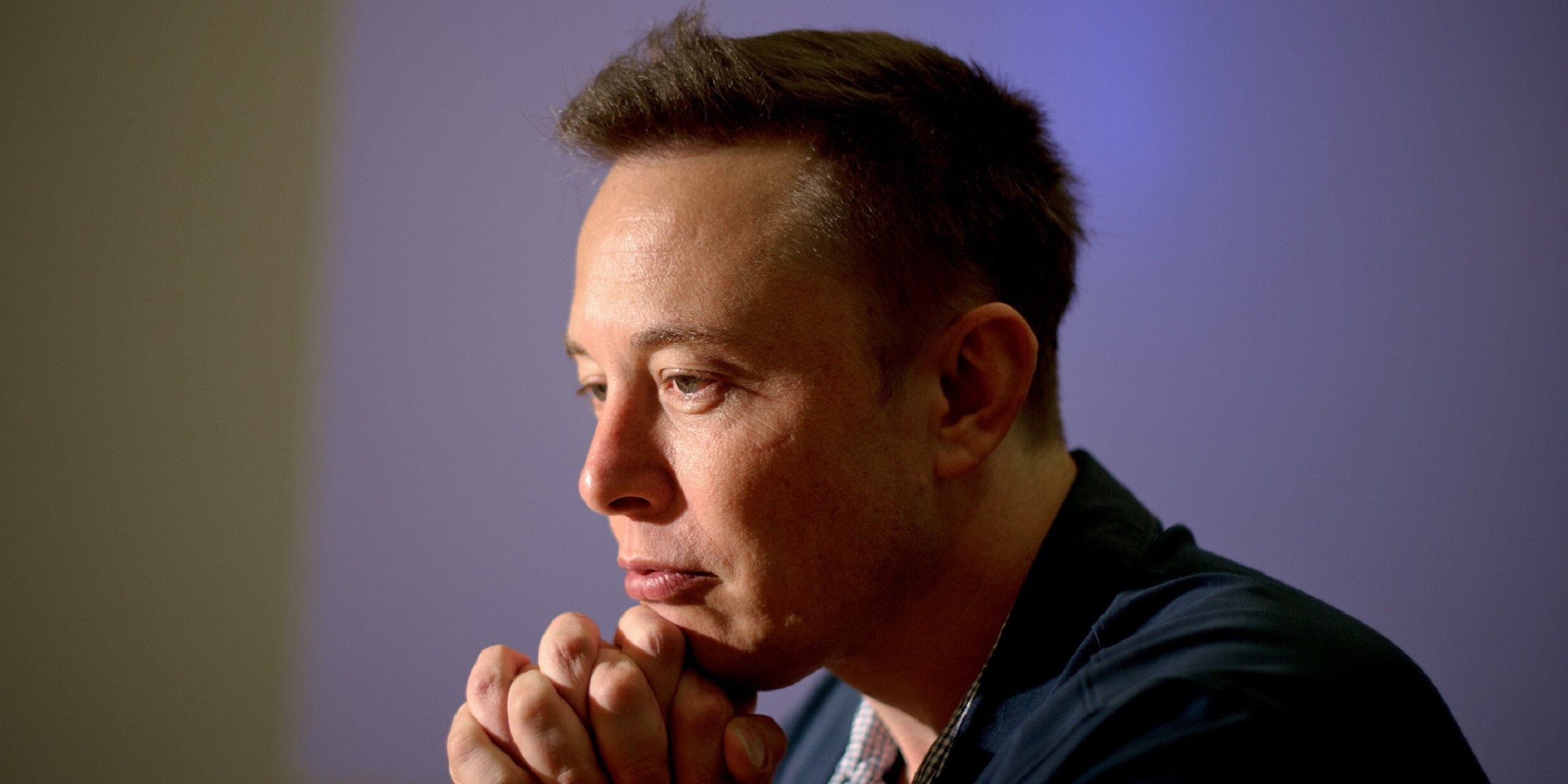 Elon Musk in contemplation - 4k Wallpaper