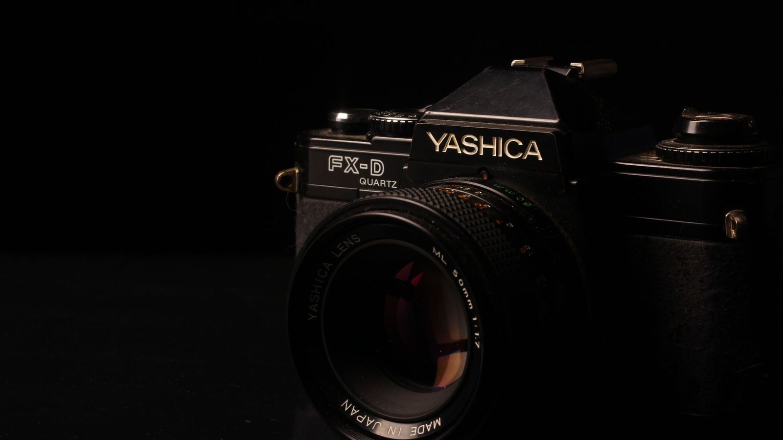 Yashica Fx D Camera Dark Wallpaper Stream
