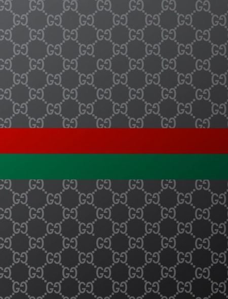 Gucci Blue and Green Stripe Wallpaper for Phones and Tablets
