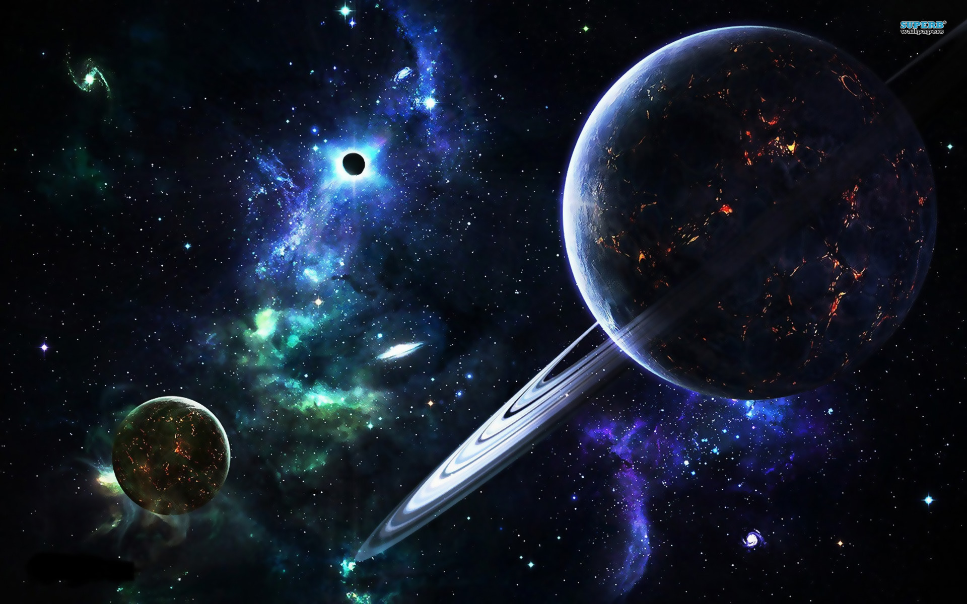 Planet With Wallpaper