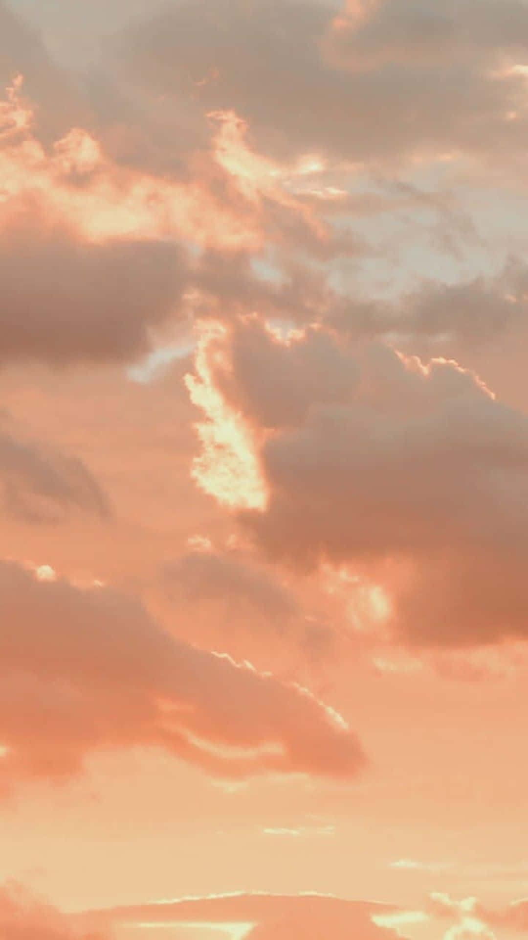 Peach Aesthetic Background Wallpaper