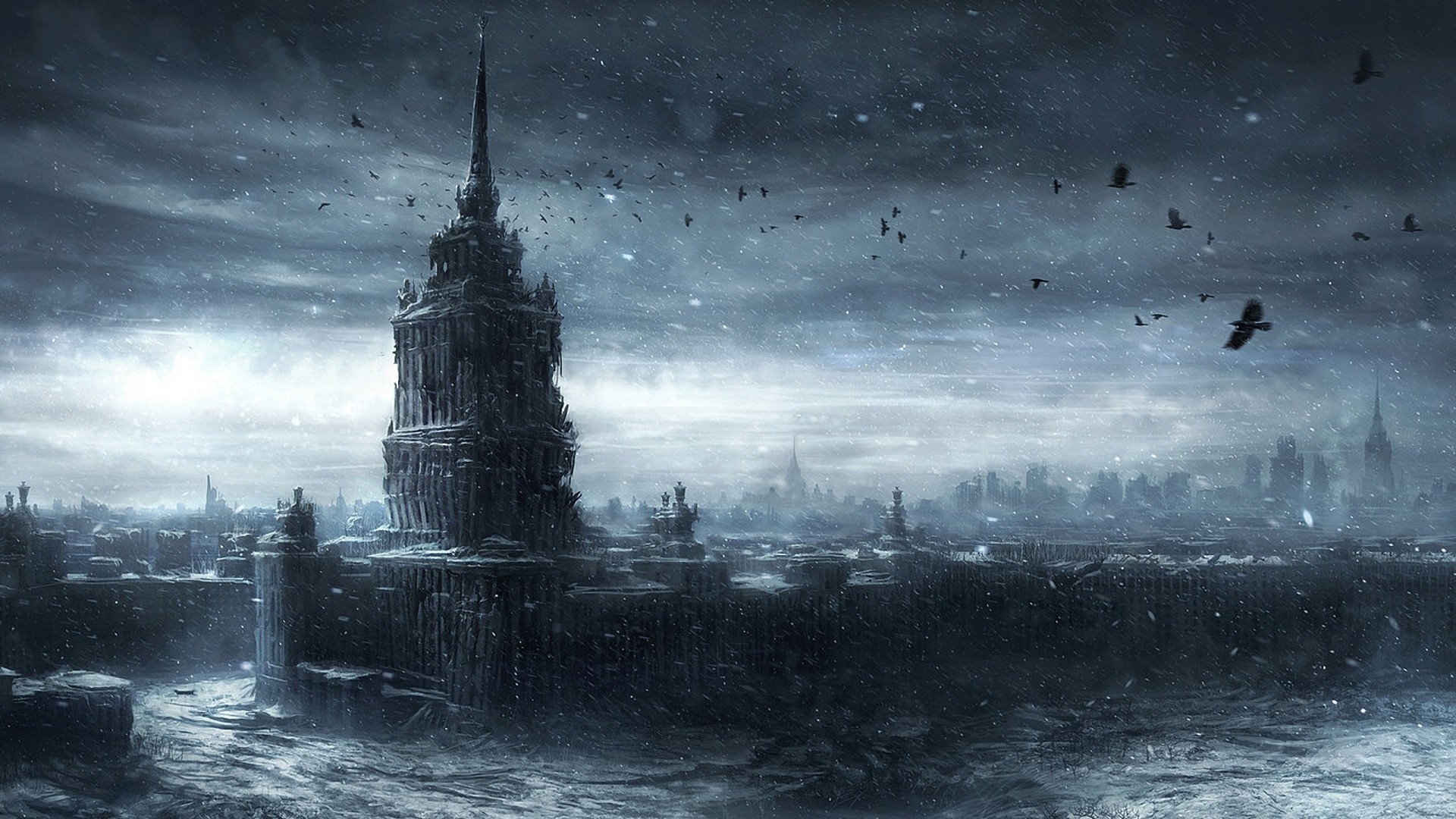 Moscow Ruins Post Apocalyptic Apocalypse Destruction War Nuclear