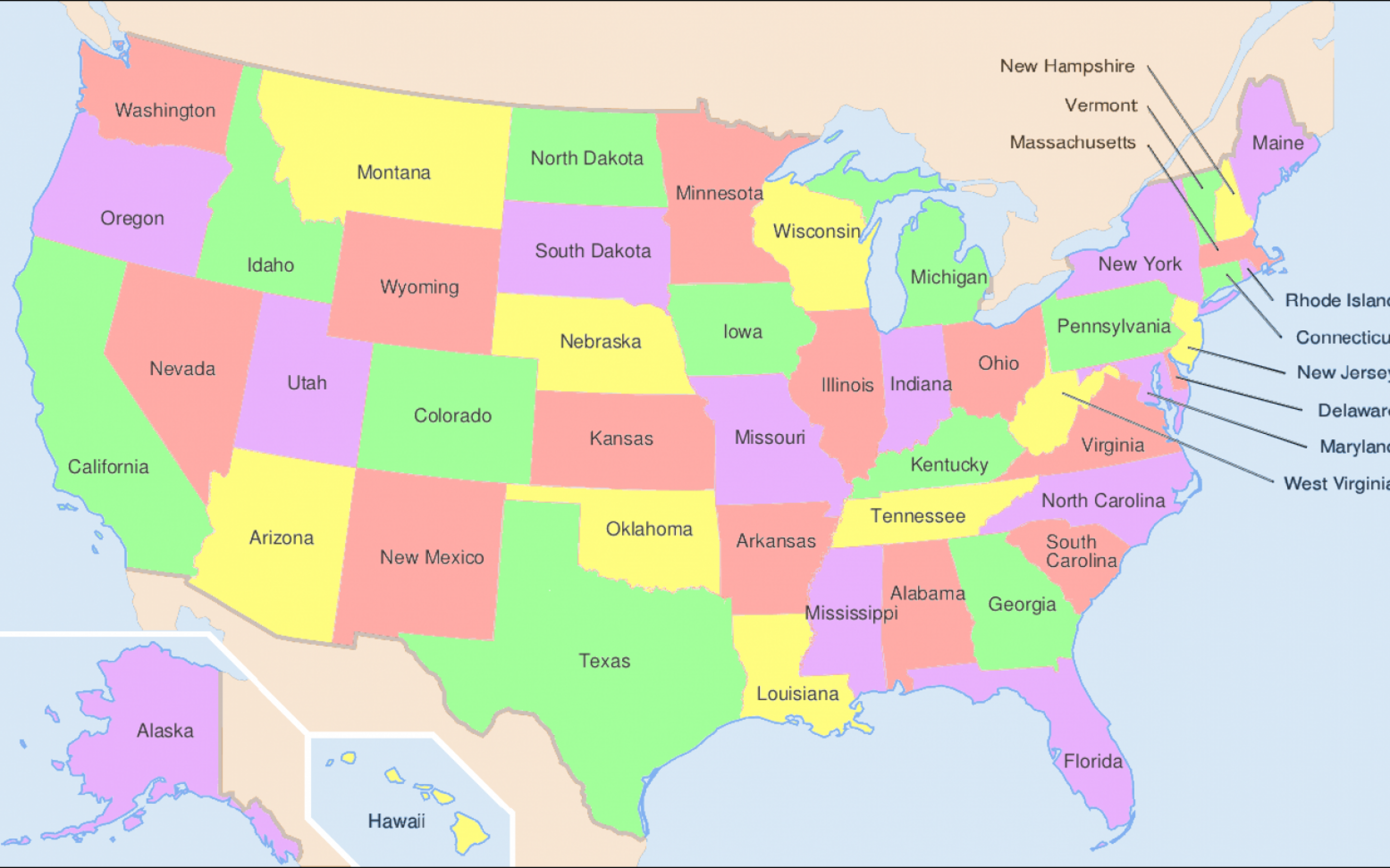 Usa Map United States Pictures With Resolutions