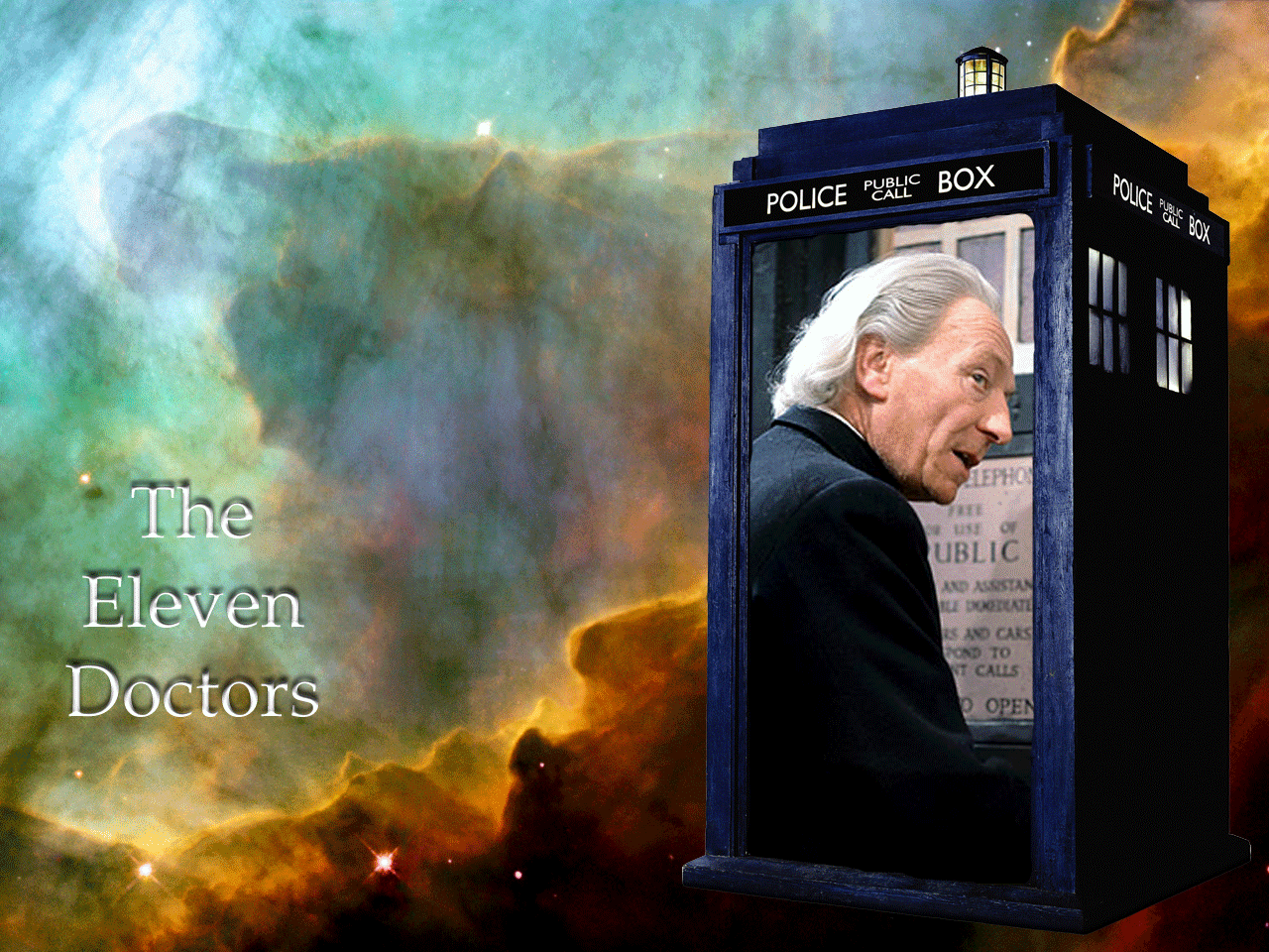 Eleven Doctors Wallpaper Size Into The Tardis