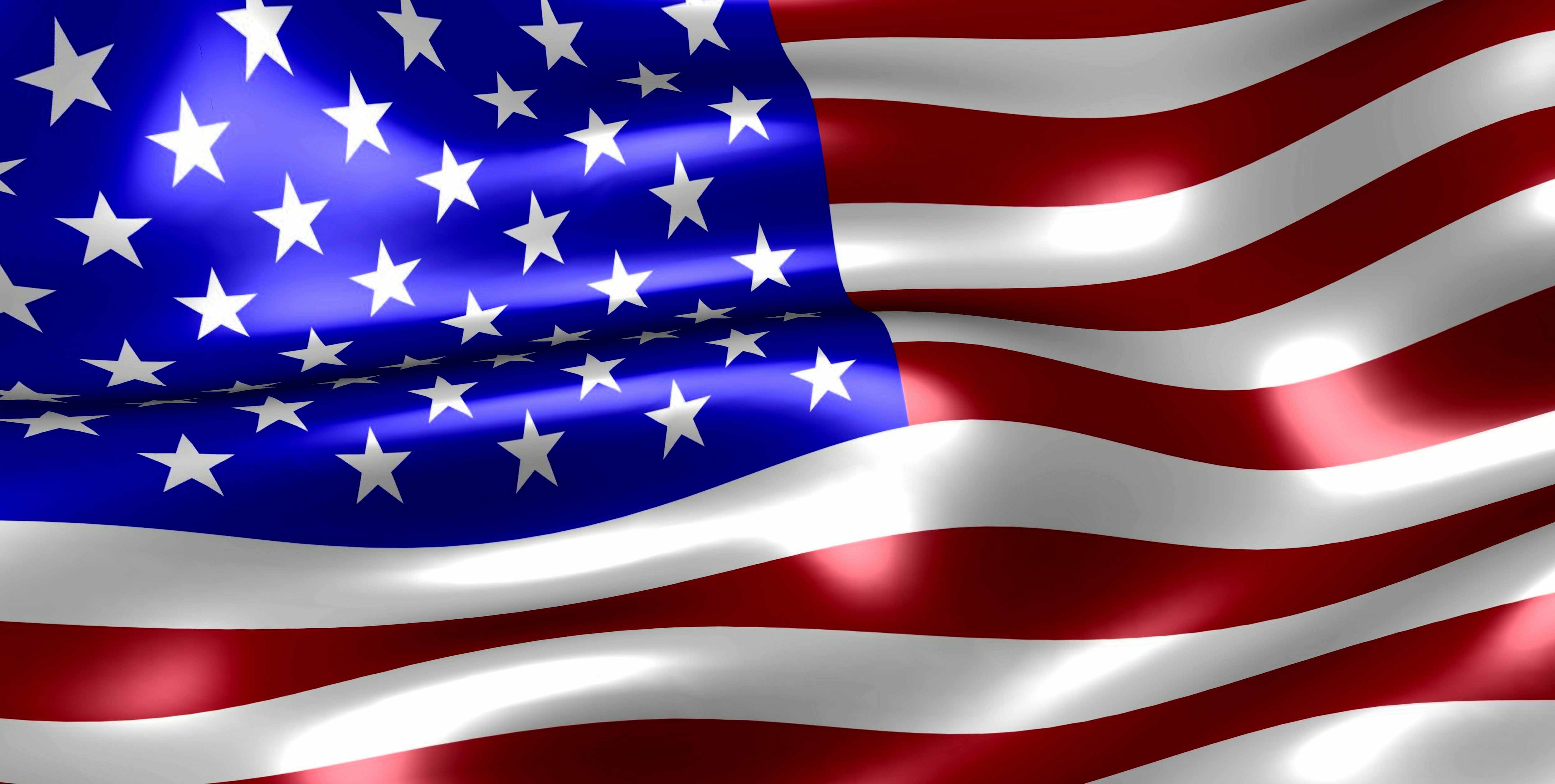 USA Flag Hd Wallpapers Download 5000x2523