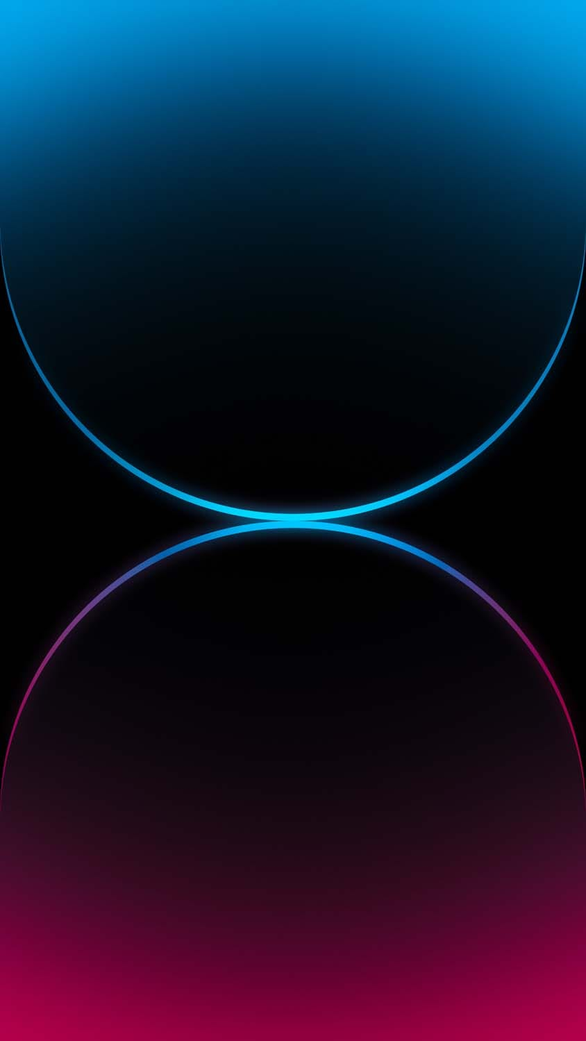 IPhone 15 Pro Max Dual Gradient Blue And Red Wallpaper   IPhone