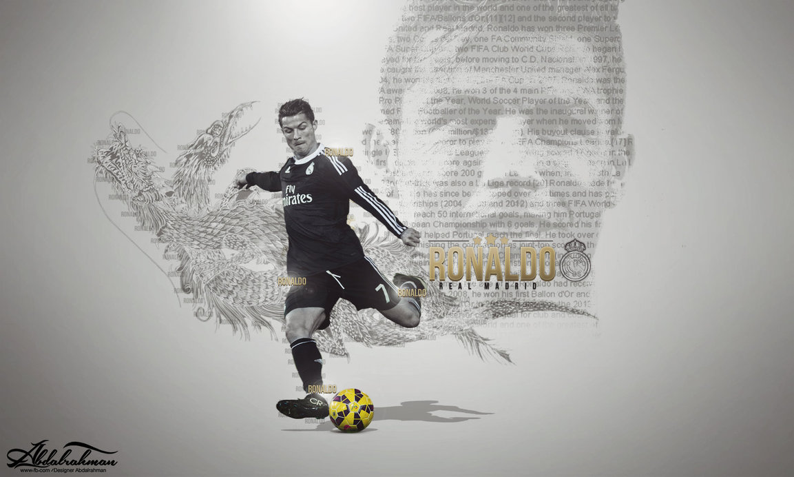 Wallpaper Cristiano Ronaldo By Designer Abdalrahman Burghal