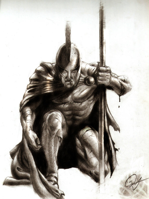 Spartan Warrior By Robiics