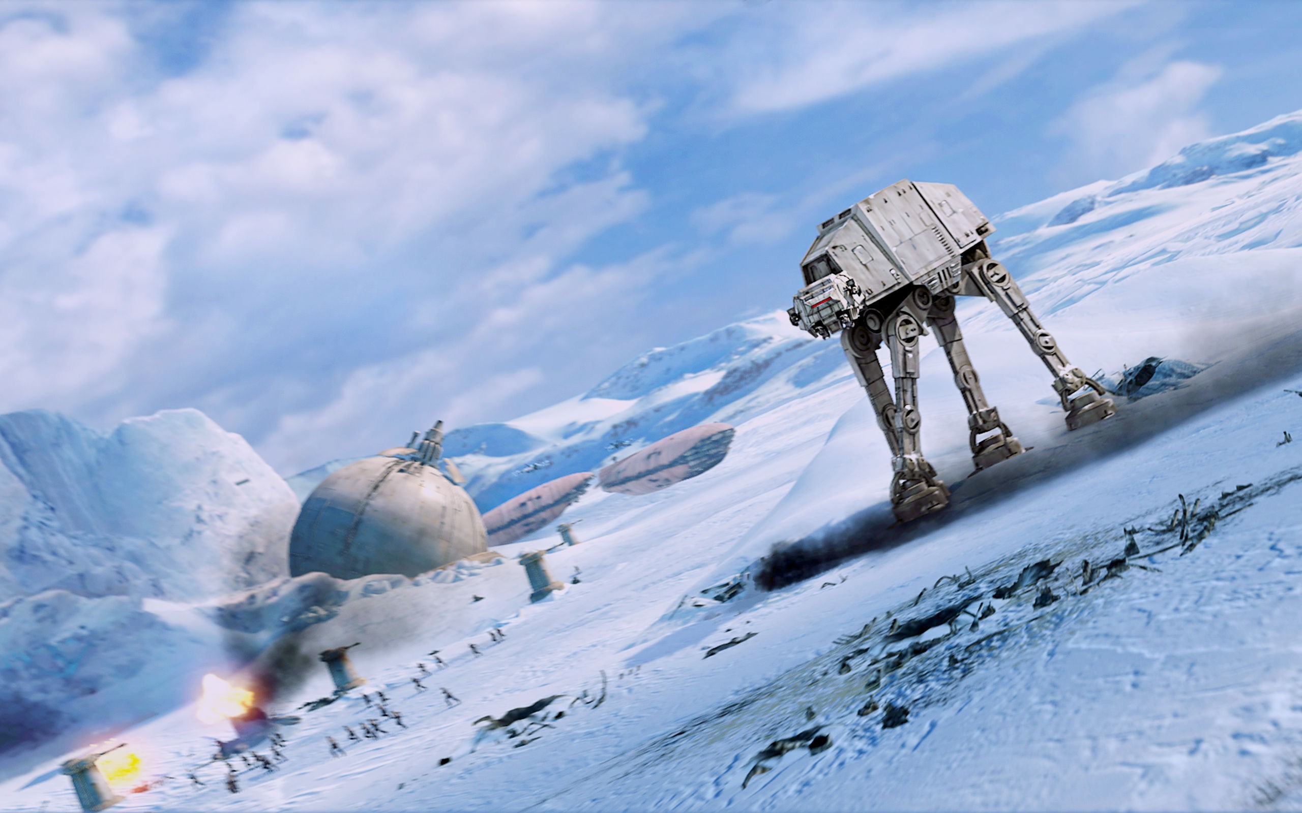 Science Fiction Battle At Star Wars Hoth