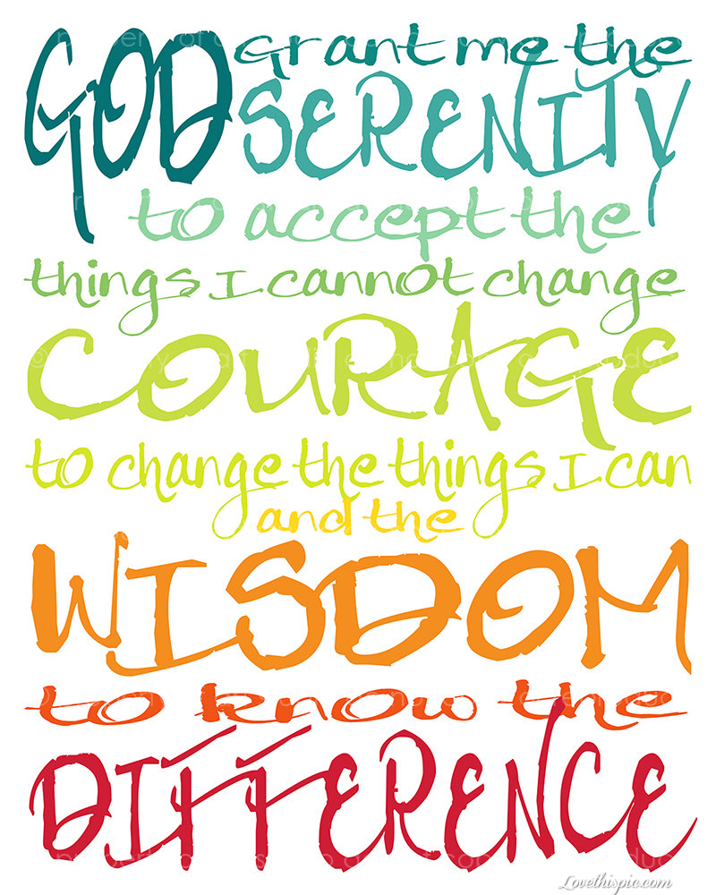 Full Serenity Prayer