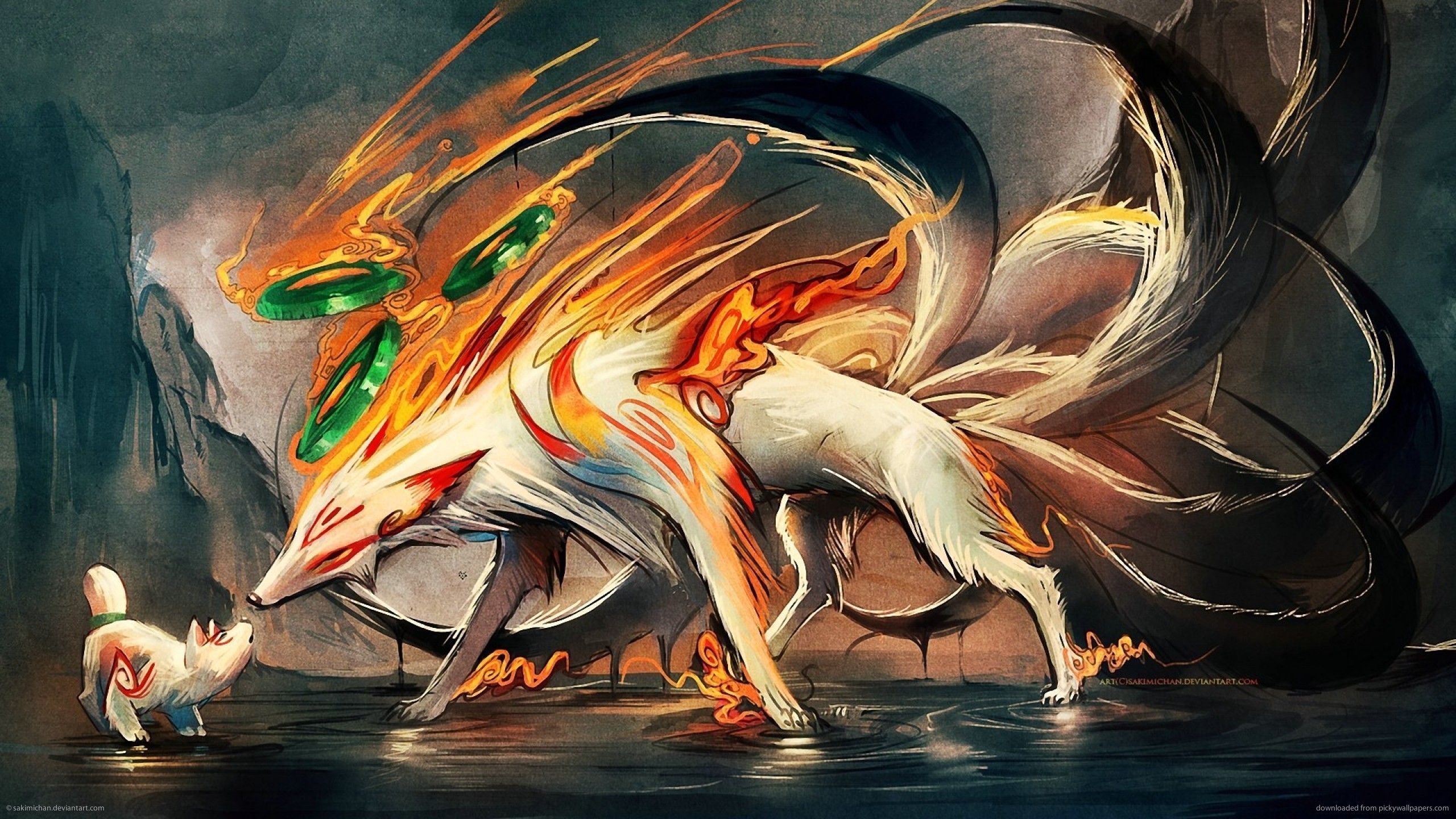 Nine Tailed Fox Wallpaper