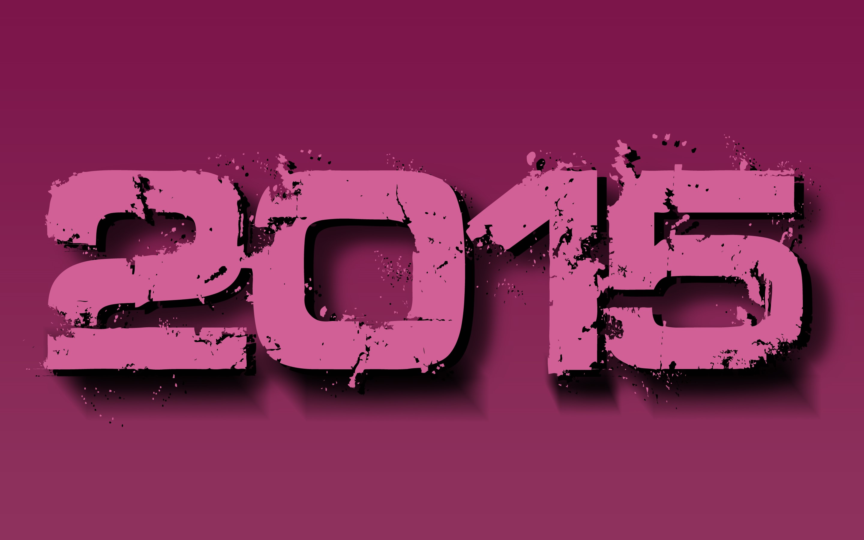 New Year Puter Background With Purple Color HD Wallpaper