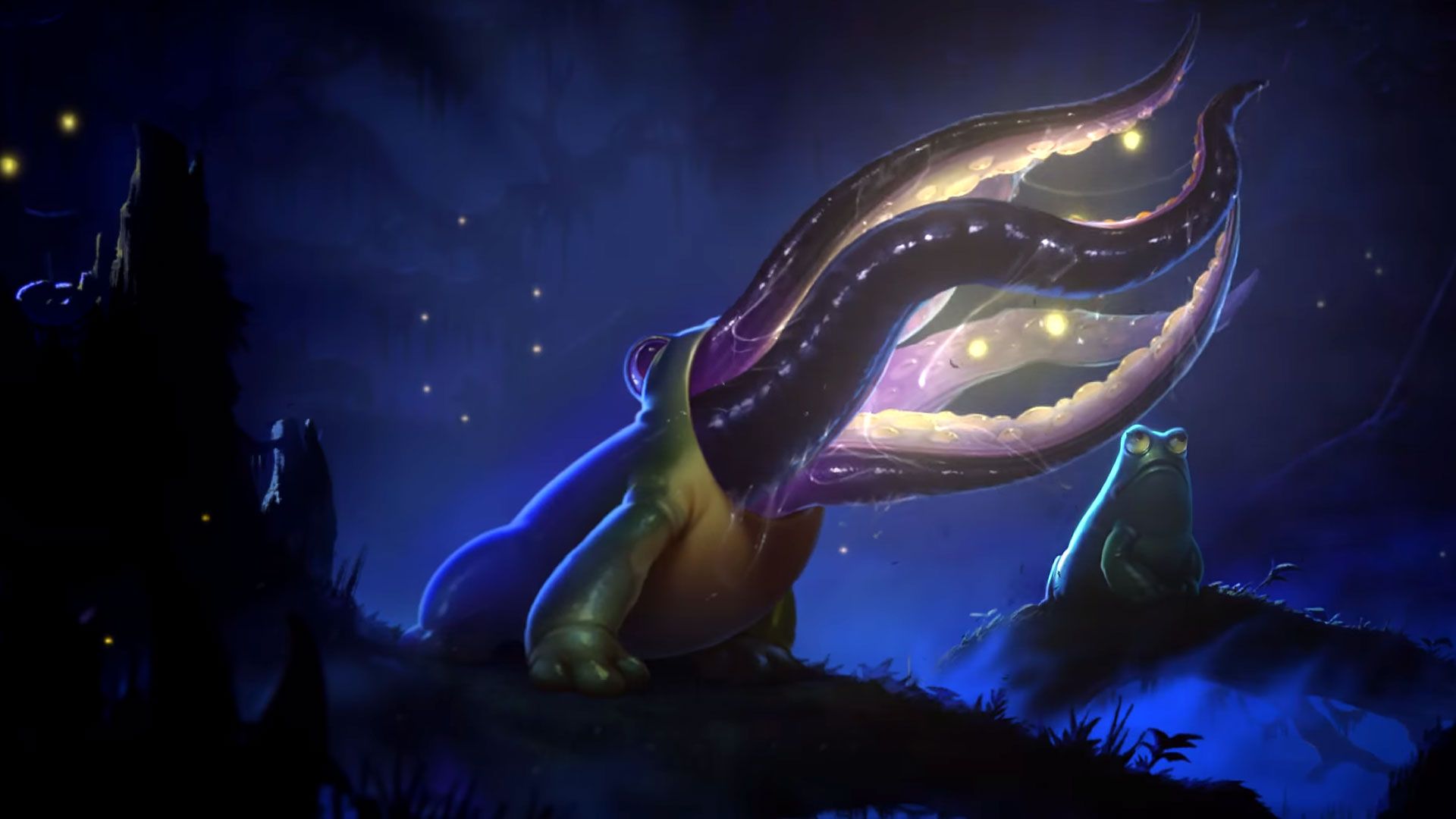 Frog Tentacles Wallpaper From Whispers Of The Old Gods Trailer