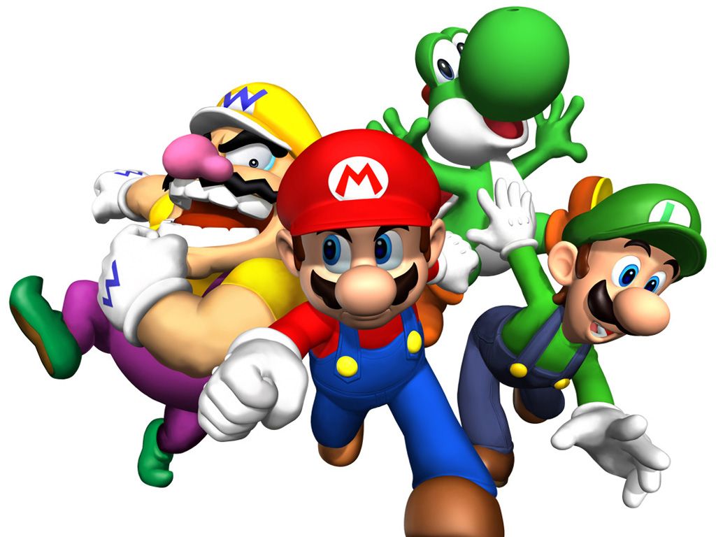 Mario With Luigi Wario And Yoshi Wallpaper Super