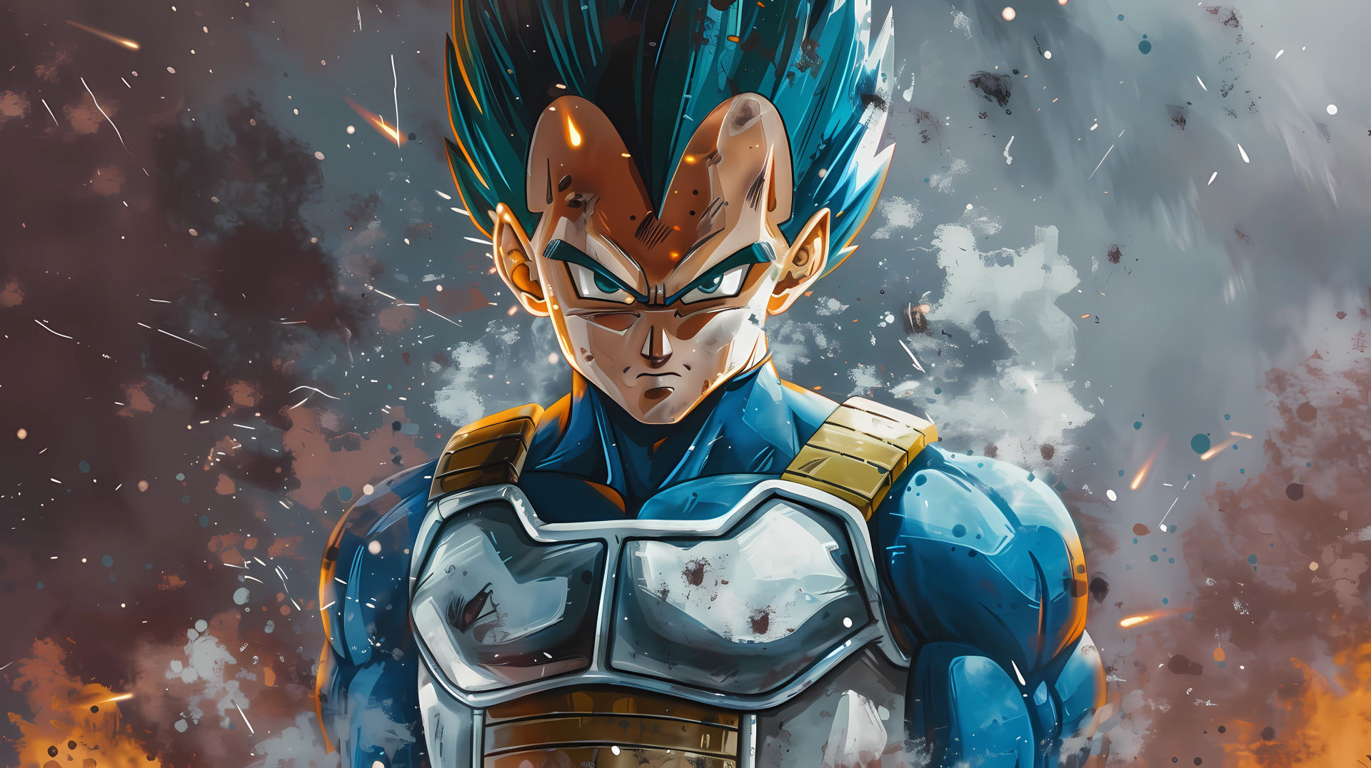 Vegeta By Bluetechwizard Wallpaper