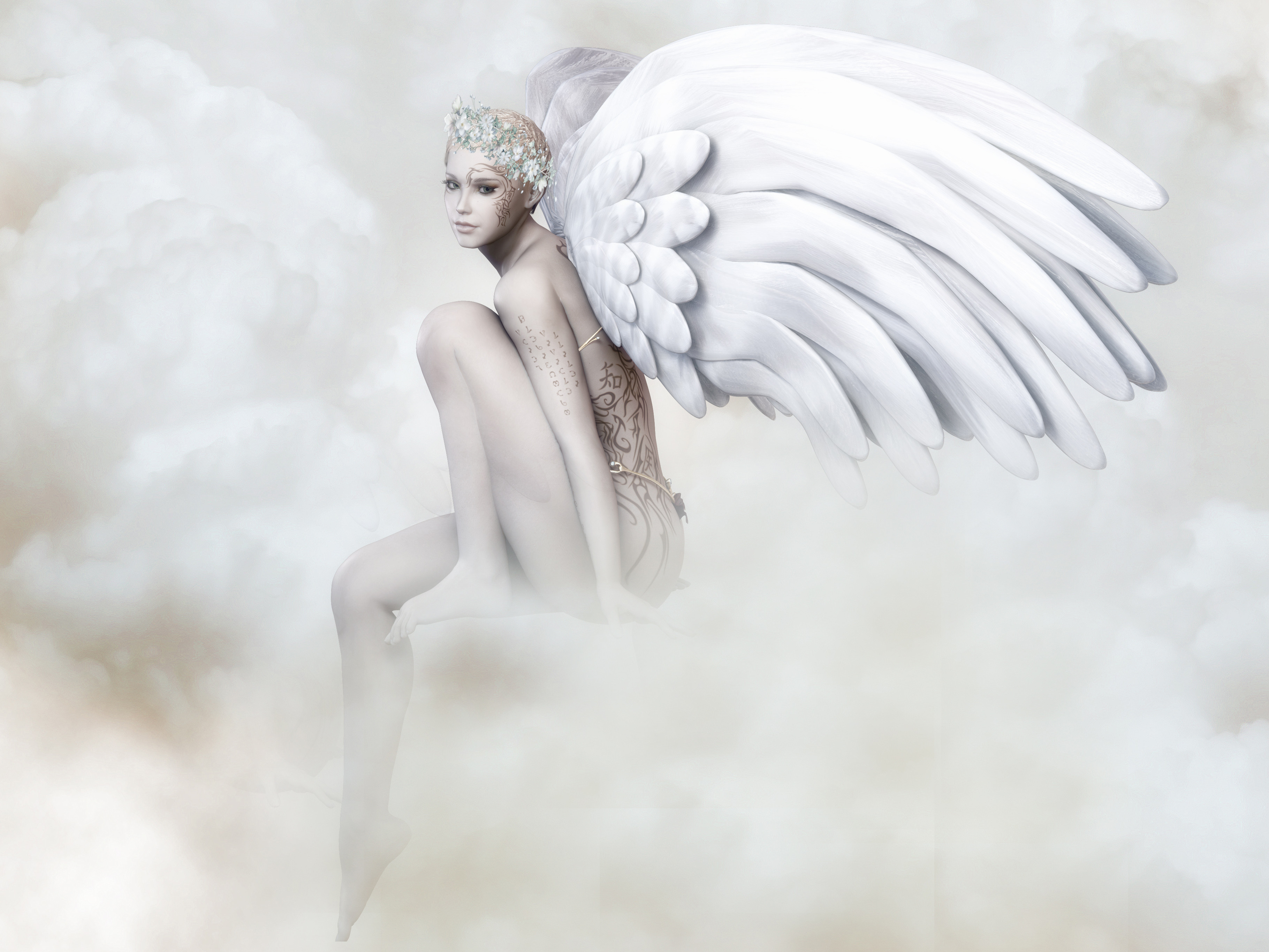 Related Pictures Angel Fire Wings Alas Wallpaper