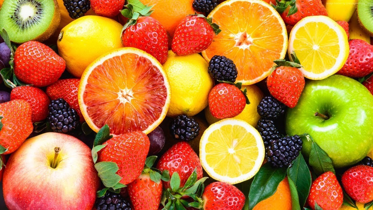 Summer Fruit And Berries Wallpaper