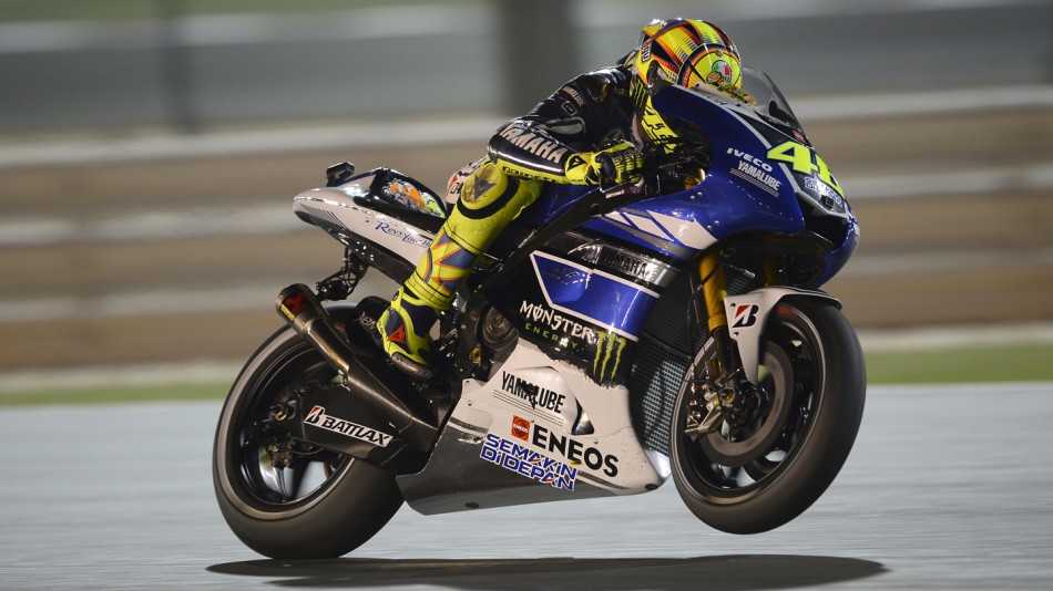 Rossi Yamaha Factory Racing Qatar Fp1 Tags Motogp Valentino