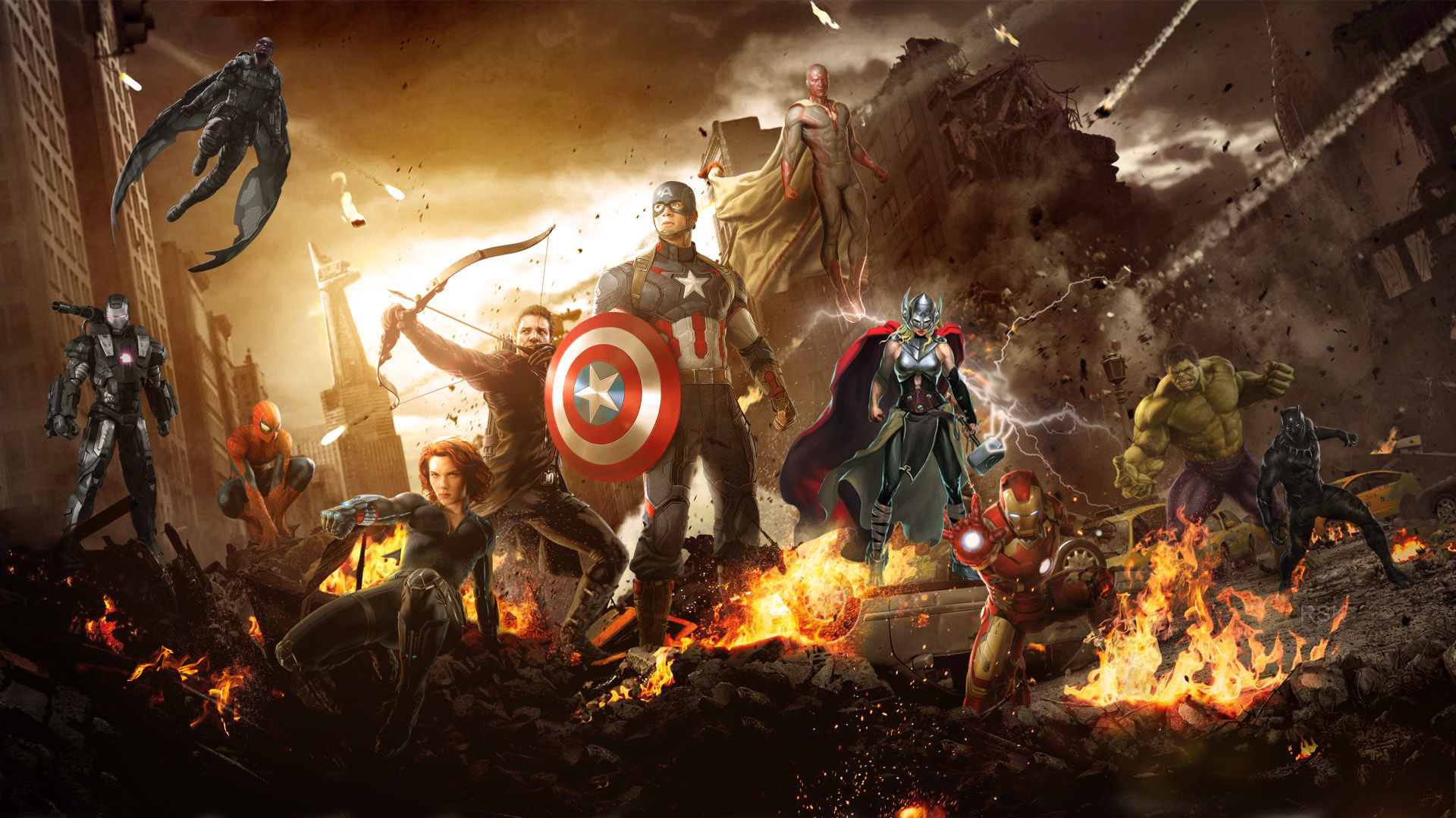 Smashing HD Wallpaper Of Captain America Civil War