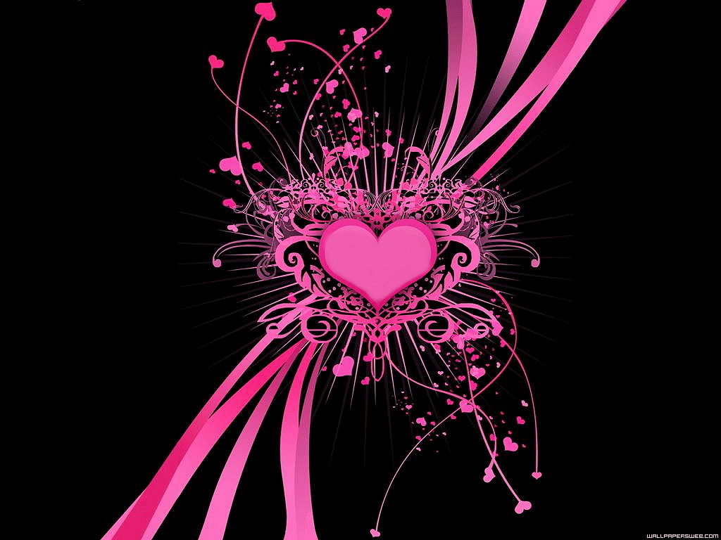 Pink And Black Background