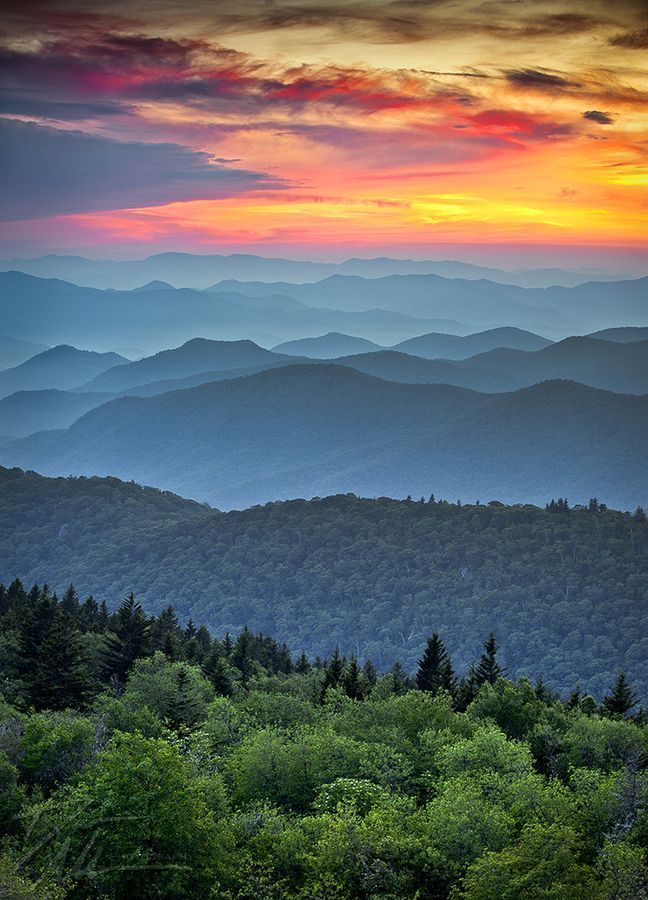 Appalachian Trail Mountain Sunset My Dream E True Favorite