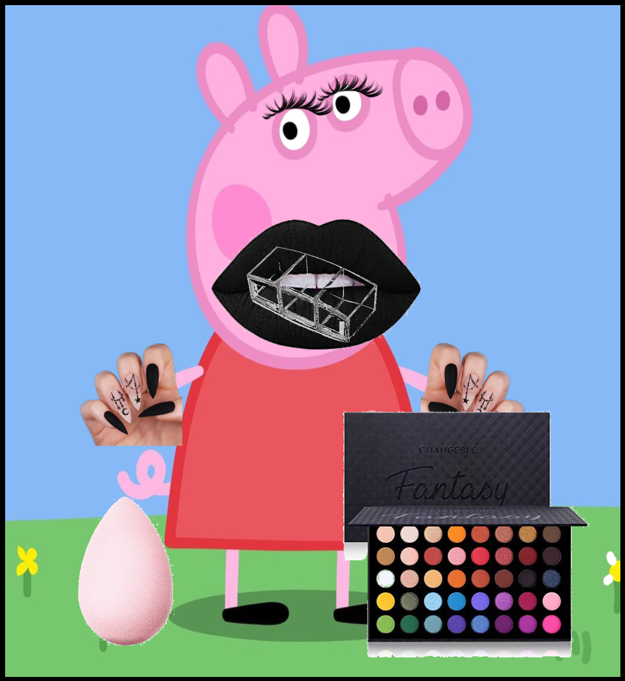 Baddie Peppa Pig Emo Outfit Shoplook